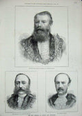 Old Antique Print 1882 Mayor London Alderman Knight Sheriff Savory Keyser 19th