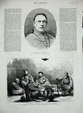 Old Antique Print 1882 Cardinal Howard Christmas Turkish Prison O'Donovan 19th