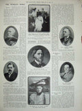 Original Old Antique Print 1906 Connaught Langman Sinclair German Princess Duff