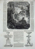 Old Antique Print Don Scipio Gil Blas Uwins1851 Lady Gambier Edward Plate 19th
