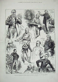 Original Old Antique Print 1882 House Commons Debates Procedure Silent Member