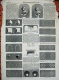 Antique Print Ref.975 1852 Busts Pyramid Railway Tunnel Crystal Perspective