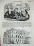 Antique Print *0269 1857 Library Norwich Funeral Duchess Gloucester Windsor