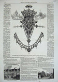 Old Antique Print Staple Inn Holborn 1857 Devonshire Gems Granville Comb 19th