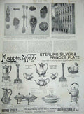 Old Antique Print 1901 Advertisement Mappin Webb Alfred Great Museum Fire 20th