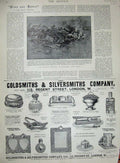Original Old Antique Print 1899 Railway Accident Winsford Crewe Advertisement G