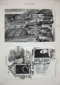 Old Antique Print 1879 Duke Connaught'S Marriage Chapel Bride Bear Quebec 19th