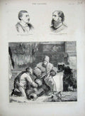 Original Old Antique Print 1874 Charteris Chatterton Royal Wedding Furs Berlin
