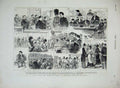 Old Antique Print 1878 T'Kint Fortamps Trial Brussels Jury Court Justice 19th