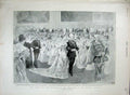 Old Antique Print Czar Reception Pietradura Hofburg Vienna 1896 Austria 19th