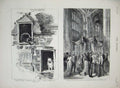 Original Old Antique Print 1879 Duke Connaughts Marriage George Chapel Quebec