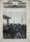 Original Old Antique Print 1878 War Bulgaria Removal Sick Wounded Plevna Siers