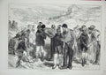 Antique Print *0296 1875 Arctic Expedition English Sailors Greenland Girls