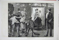 Old Antique Print 1873 Travelling Photographer Lady Little Girl Country 19th