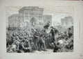 Antique Print *0297 1878 Reception Osman Pasha Seraskierate Constantinople