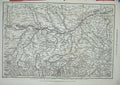 Old Antique Print 1877 War Map Bulgaria Danube Rahova Turtukai Rustchuk 19th