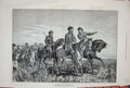 Original Old Antique Print 1877 War Reconnoitring Party Siers Horses Fine Art