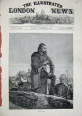 Original Old Antique Print 1877 Woodville Fine Art Osman Pasha Siers Men Army