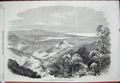 Old Antique Print View Bay Harbour St Jago De Cuba 1869 Mountains Trees 19th