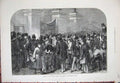 Original Old Antique Print Illness Prince Wales 1871 Bulletin Marlborough House