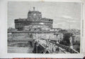 Old Antique Print 1859 View Castle Bridge St Angelo Rome Bridge Fine Art 19th