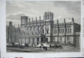 Old Antique Print 1870 Buildings London University Burlington Gardens Art 19th