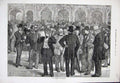 Original Old Antique Print 1874 Fine Art View Liverpool Cotton Market Men Sale