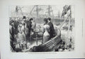 Old Antique Print 1881 Princess Wales New Alexandria Dock Liverpool Art 19th