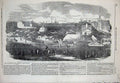 Old Antique Print 1852 Manchester Liverpool Show Haymarket Agricultural 19th