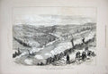Original Old Antique Print War 1877 Battle Sinankeui Turkish Siers Russian Army