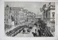 Original Old Antique Print 1863 Princess Alexandria London Waterloo Guards Art