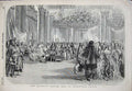 Original Old Antique Print 1851 Majesty Queen Costume Ball Buckingham Palace