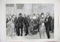 Old Antique Print 1873 Police Orphanage Ball Terminus Hotel Cannon Street 19th