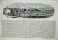 Old Antique Print 1857 Ploughing Rickmansworth Agricultural Society Horse 19th