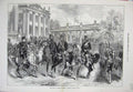 Original Old Antique Print 1873 King Italy Berlin Germany Siers Guards Horses