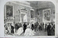 Old Antique Print 1865 Ball Prince Wales Holkham Norfolk Earl Leicester 19th