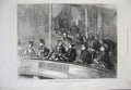 Old Antique Print Queen German Empress Royal Party Albert Hall Box 1872 19th