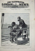Old Antique Print Cetewayo 1879 King Fishing Transport Natal Simon'S Bay 19th