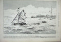 Old Antique Print 1889 Advertisement Beechams Pills Worlds Medicine Boat 19th