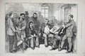 Antique Old Print *0308 1880 American Presidential Election Washington Men