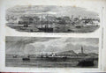 Old Antique Print 1868 Town Cameta Para America Berbereh Africa Abyssinia 19th
