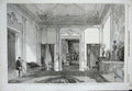 Old Antique Print 1857 Queen Art Treasures Exhibition Reception Room Art 19th