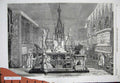 Old Antique Print 1862 International Exhibition Mediaeval Court Fine Art 19th