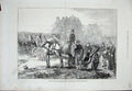 Old Antique Print 1871 Private Public Carriages Ambulance Service Paris 19th