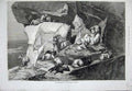 Original Old Antique Print 1875 Shepherds Children Goats Carpathian Mountains