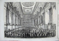 Old Antique Print 1867 Cutlers Feast Sheffield Inauguration New Hall Art 19th