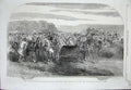 Old Antique Print 1853 Chobham Encampment Queen Smith'S Lawn Windsor Park 19th