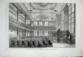 Original Old Antique Print 1881 Exeter Hall Young Men'S Christain Association