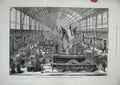 Old Antique Print 1878 Paris Exhibition Machinery Champs Des Mars Palace 19th