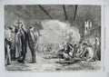Original Old Antique Print 1862 Conspirators Apartments Thomas A'Becket Tracy